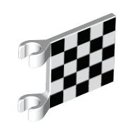 Lego Flag 2 x 2 Square with Checkered Print