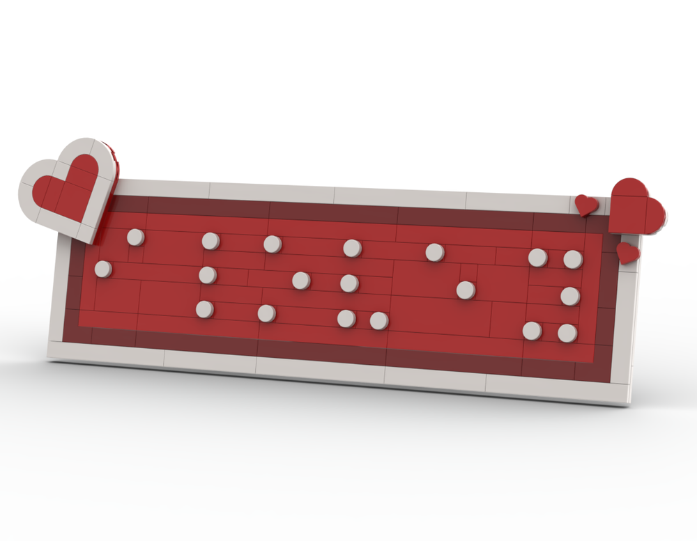 Lego PM002 Braille loves you