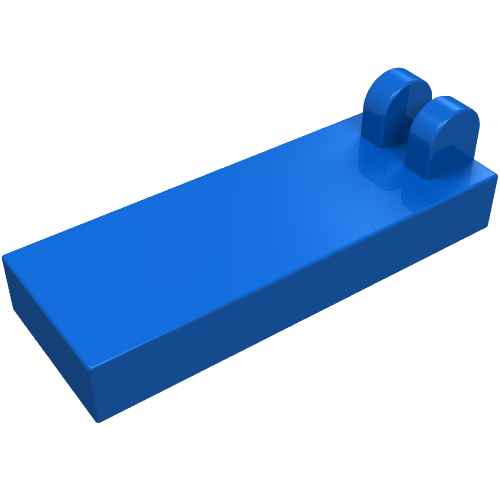 Lego Hinge Tile 1 x 2 1/2 with 2 Fingers on Top / Blue