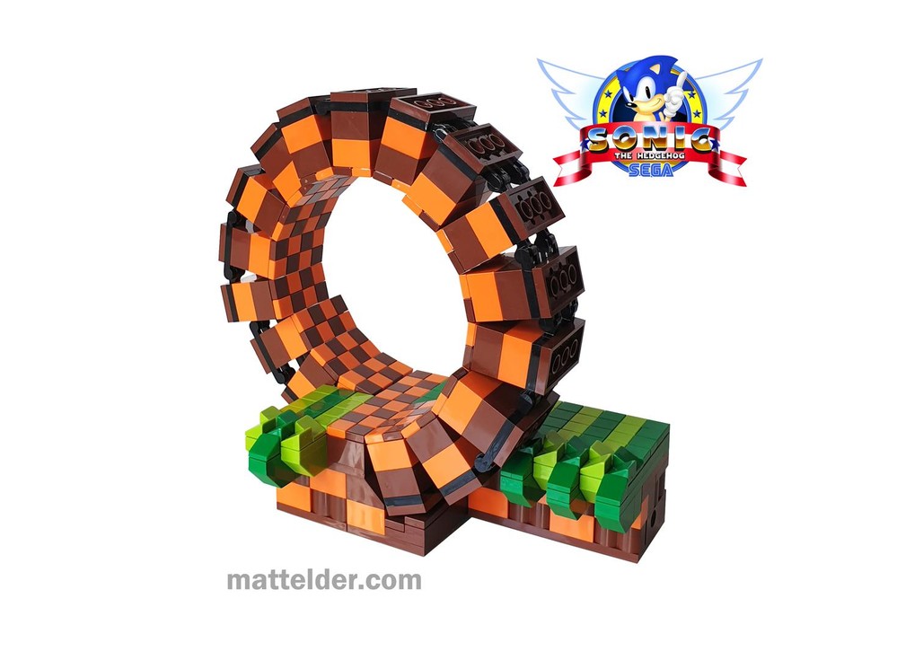Lego Sonic the Hedgehog: Loop the Loop Platform: Green Hill Zone Modular
