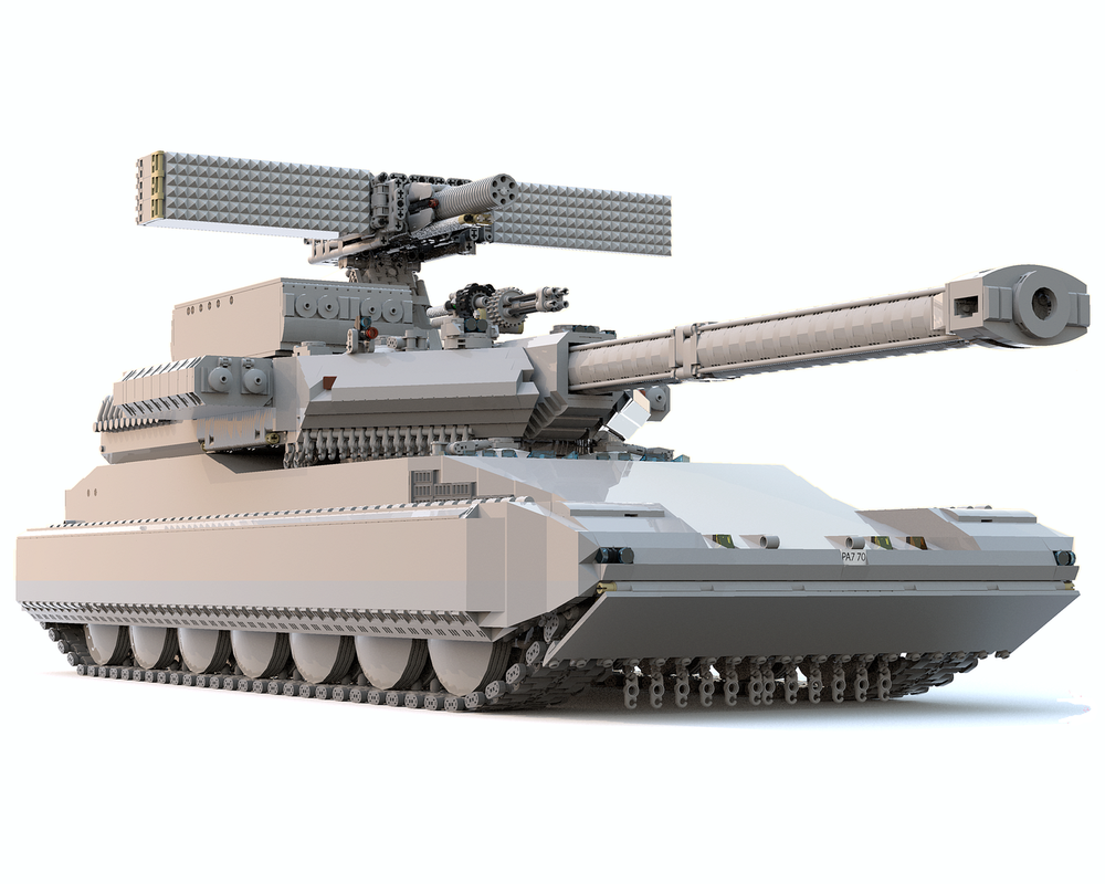 Lego Main Battle Tank at Scale=1:10