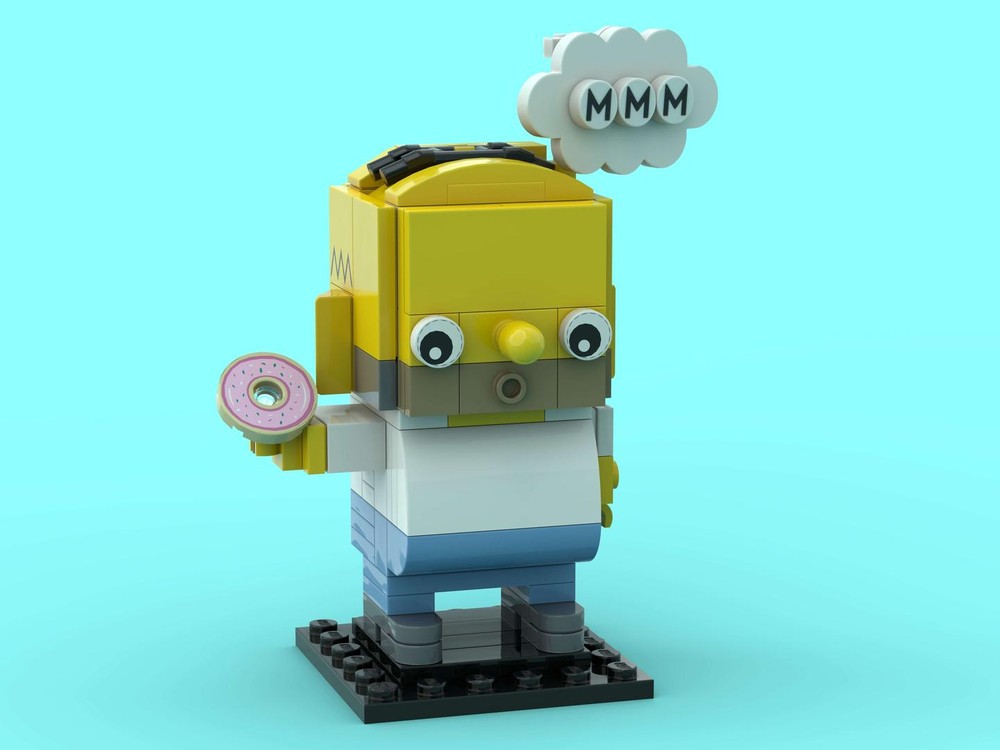 Lego Homer (Mmm Donuts Edition)