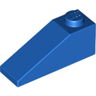 Lego Brick Sloped 33° 3 x 1 / Blue