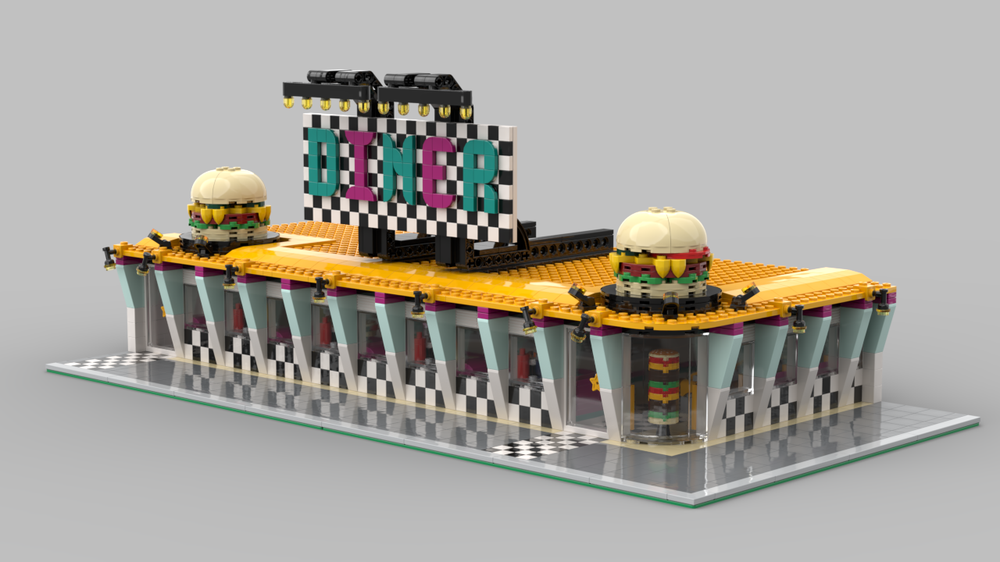 Lego Drifting Diner