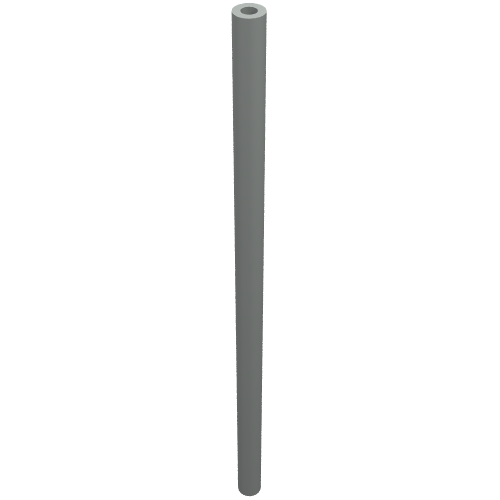 Lego Hose Rigid 3mm D. 9L / 7.2cm / Light Gray