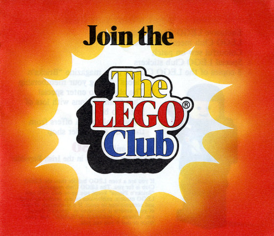 Lego 1991 Insert - Lego Club UK (111203-UK)