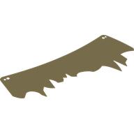 Lego Sail, Tattered, 21 x 8 / Tan