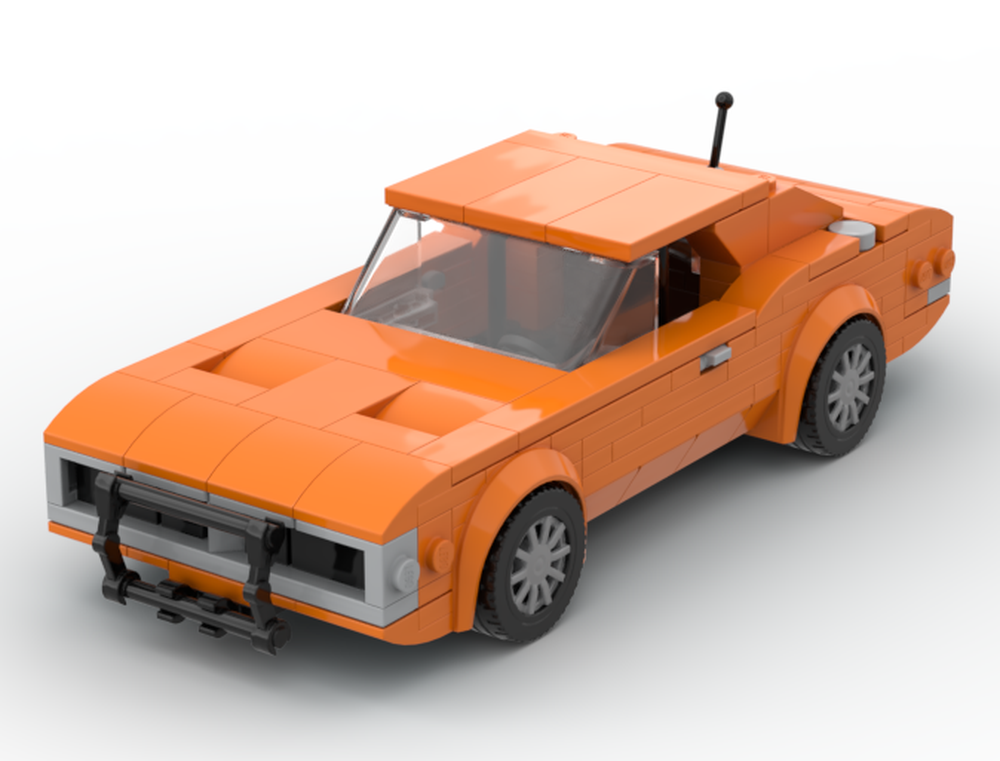 Lego the general lee (from the dukes of hazzard)
