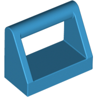 Lego Tile Special 1 x 2 with Handle / Dark Azure