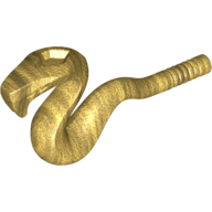 Lego Animal, Snake with Straight Tail / Pearl Gold