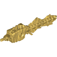 Lego Large Figure Weapon Sword, Inika Light-up Energized Flame Sword / Pearl Gold