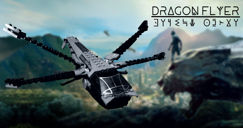 Lego Black Panther Dragon Flyer MOD