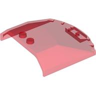 Lego Windscreen 6 x 6 x 1 1/3 / Trans-Red