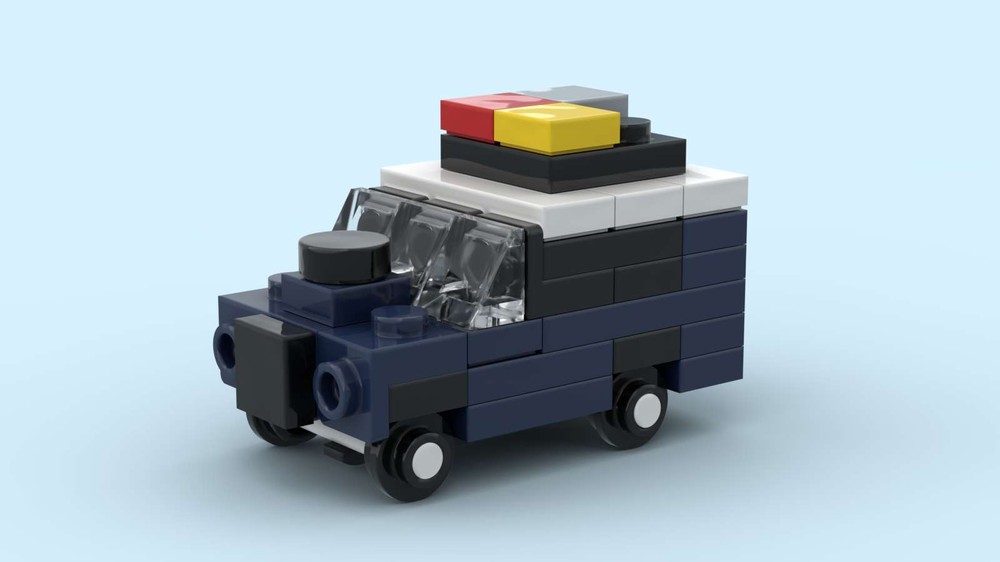 Lego Classic Defender in H0 Scale
