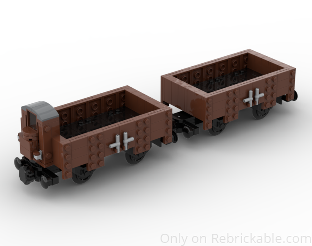 Lego Old coal wagons
