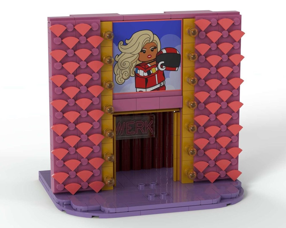 Lego RuPaul's Drag Race Entrance Door Frame
