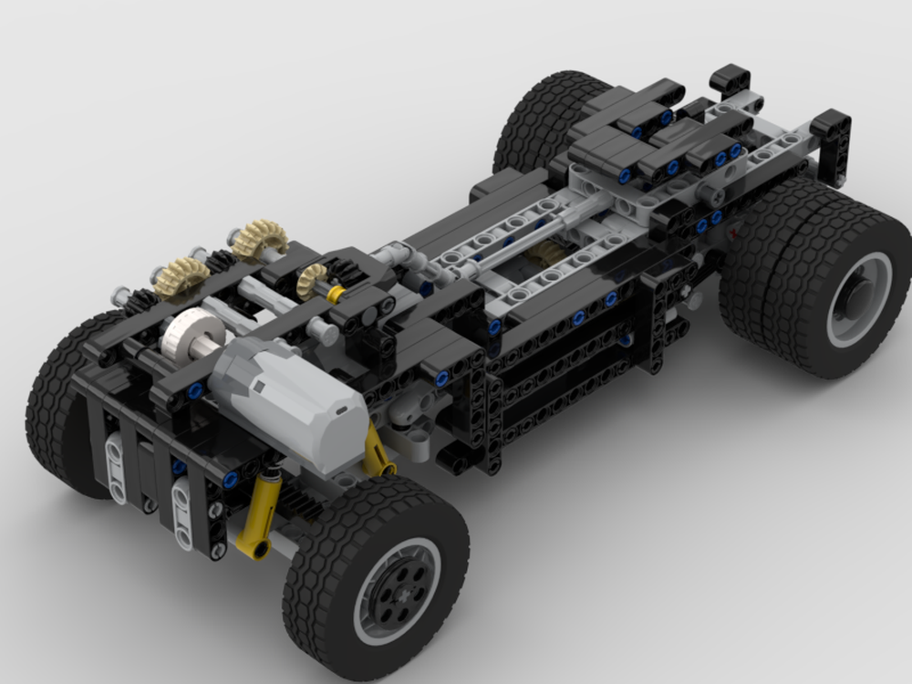 Lego Chassis 2x4 Full Rc Truck