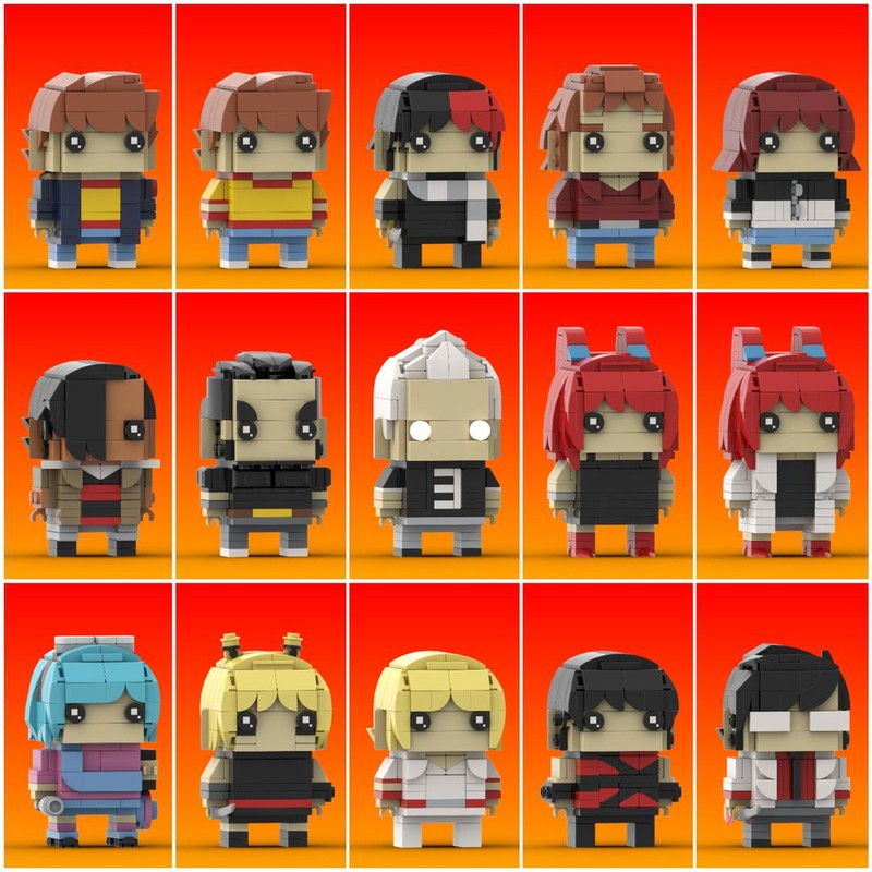 Lego Scott Pilgrim Brickheadz Collection