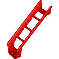 Lego Vehicle Track, Roller Coaster Steep Ramp, 6 Bricks Elevation