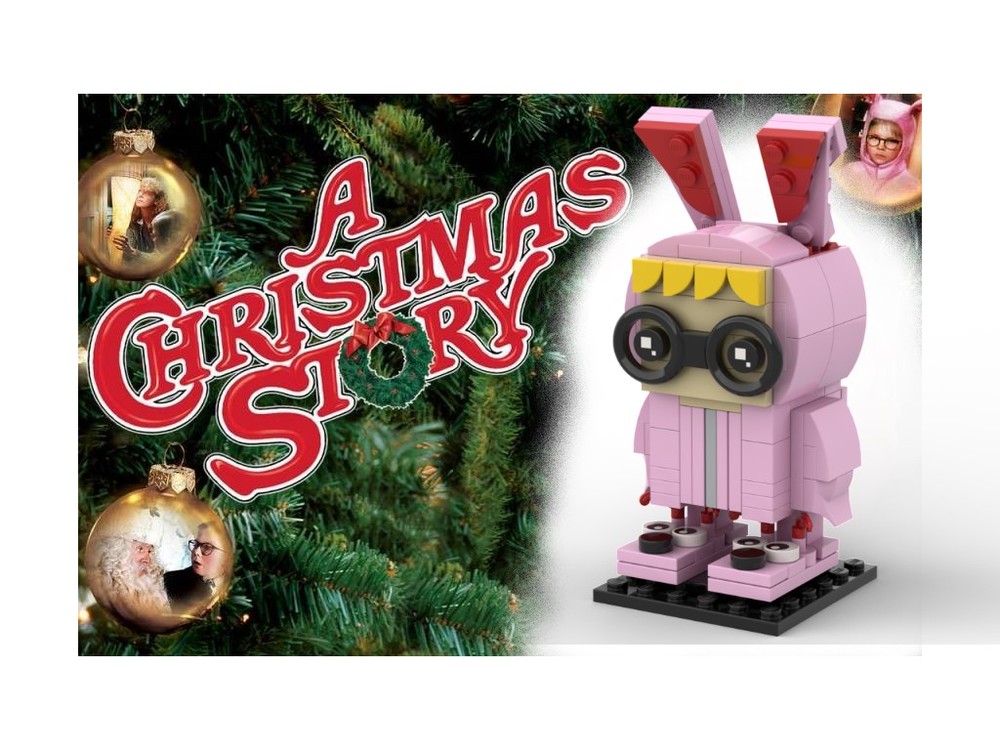 Lego RALPHIE in bunny suit from "A Christmas Story" (1983)