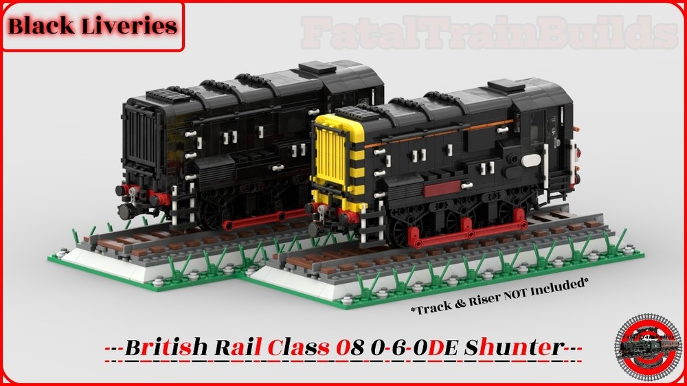 Lego British Rail Class 08 Shunters (8W) (Black)