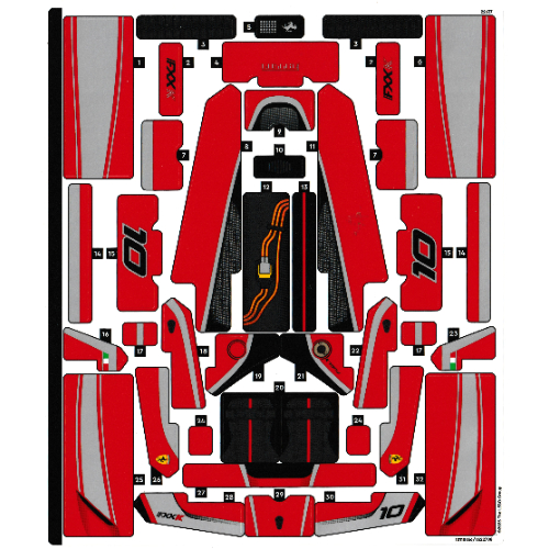 Lego Sticker Sheet for Set 42212-1