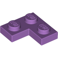 Lego Plate 2 x 2 Corner / Medium Lavender