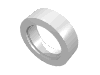 Lego Tyre Smooth Old Style - Small / White