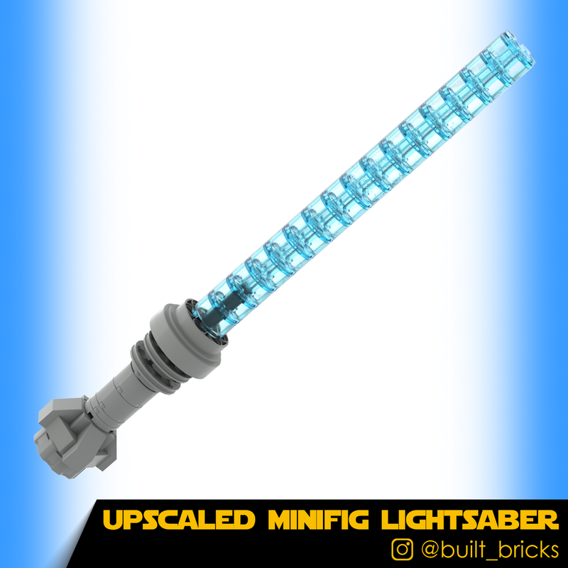 Lego Upscaled Minifig Lightsaber