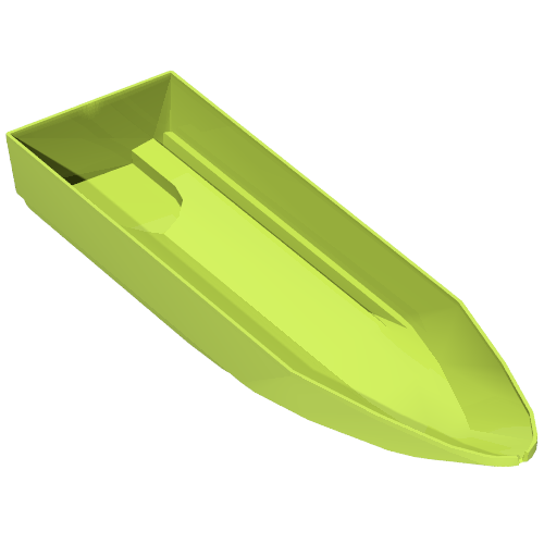 Lego Boat Hull 8 x 28 x 3 / Lime