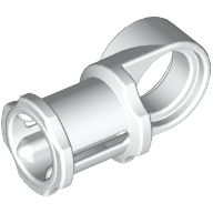 Lego Technic Axle and Pin Connector Toggle Joint Smooth / White