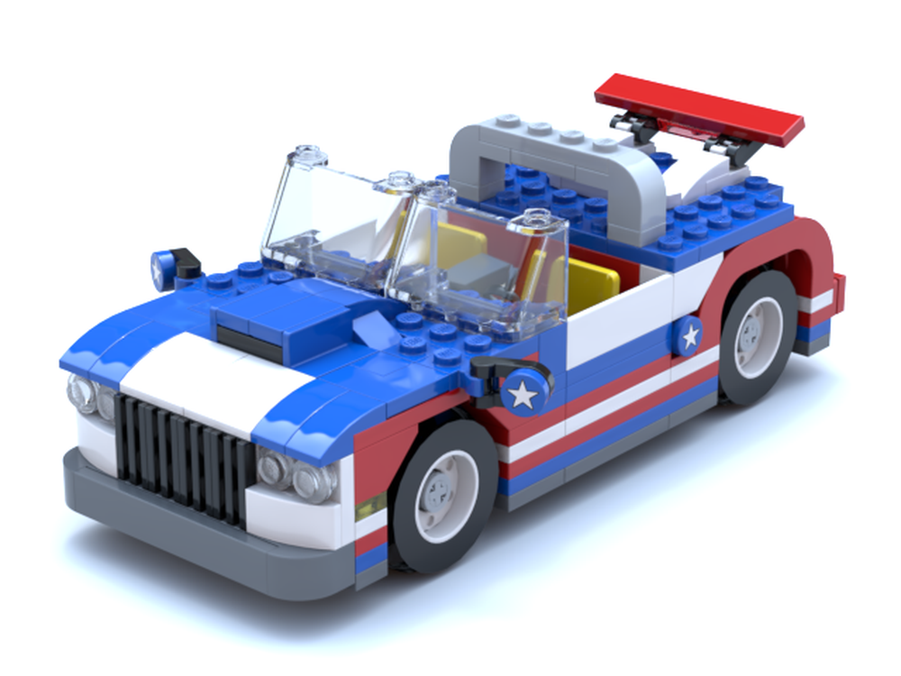 Lego 31085 FWD American muscle car