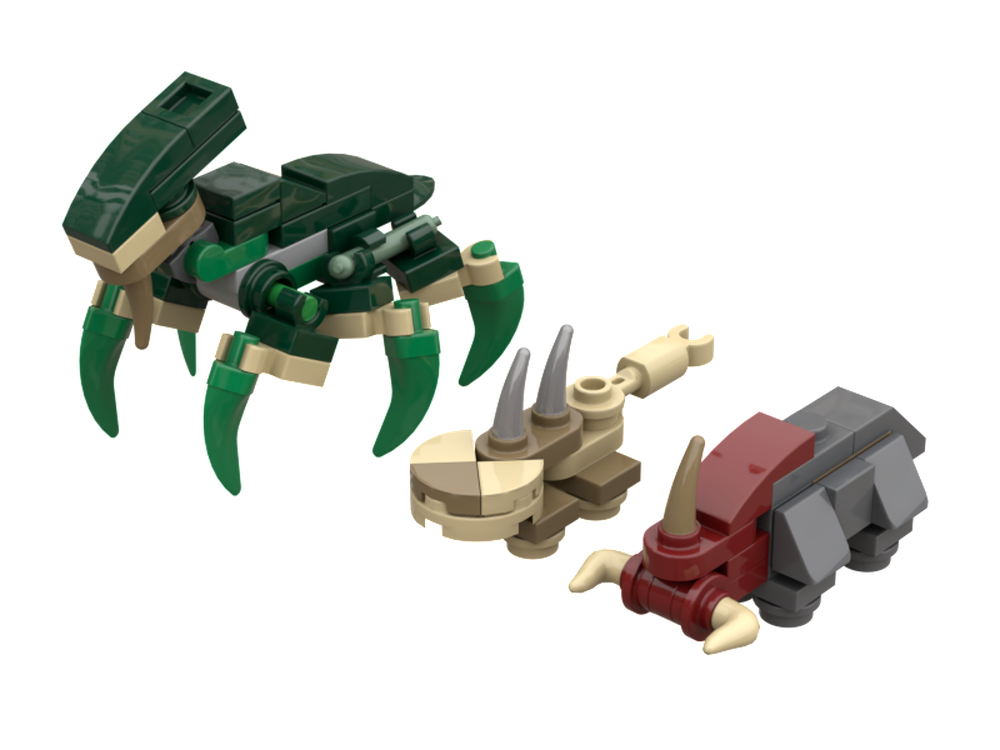 Lego Acklay, Nexu, Reek