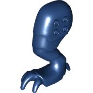 Lego Animal, Dragon Leg Left with Black Pin / Dark Blue