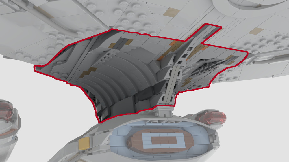 Lego Replacement Neck for Lego Enterprise (Set: 10356-1)