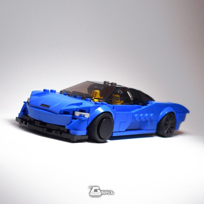 Lego McLaren Speedtail 8stud wide - Blue