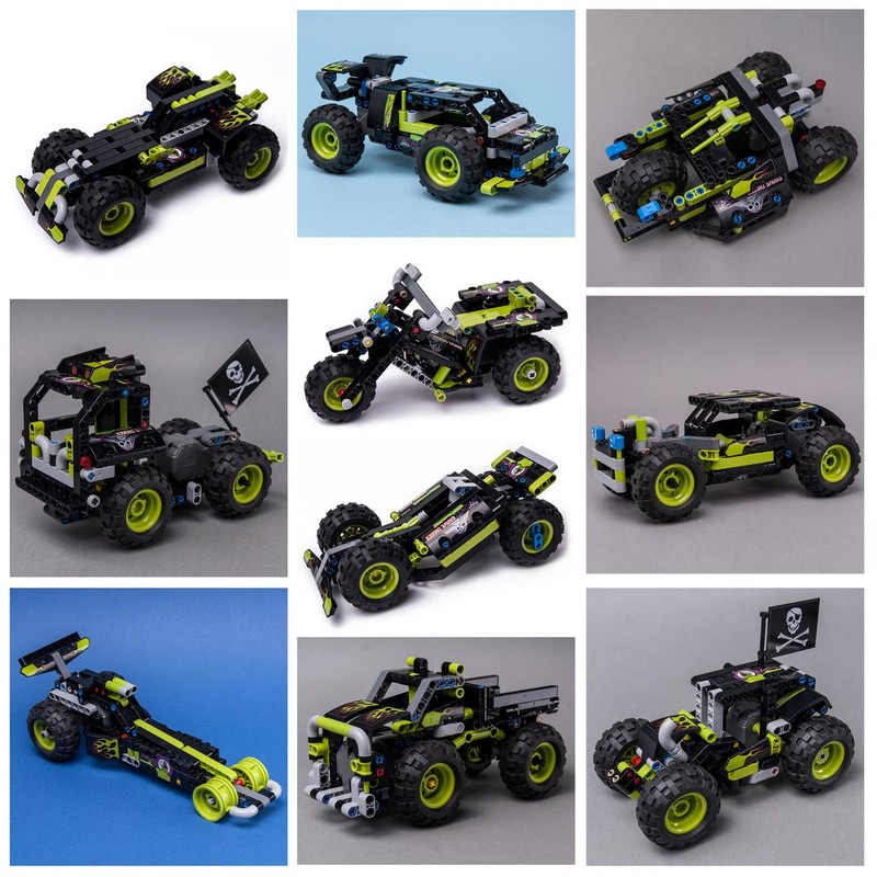 Lego 42118 PullBack mocs