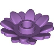 Lego Plant, Sunflower 2 x 2 with 16 Petals / Medium Lavender