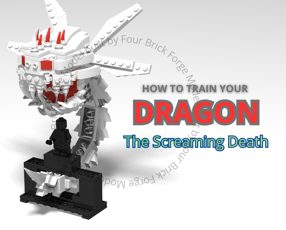 Lego The Screaming Death - HTTYD Custom MOC