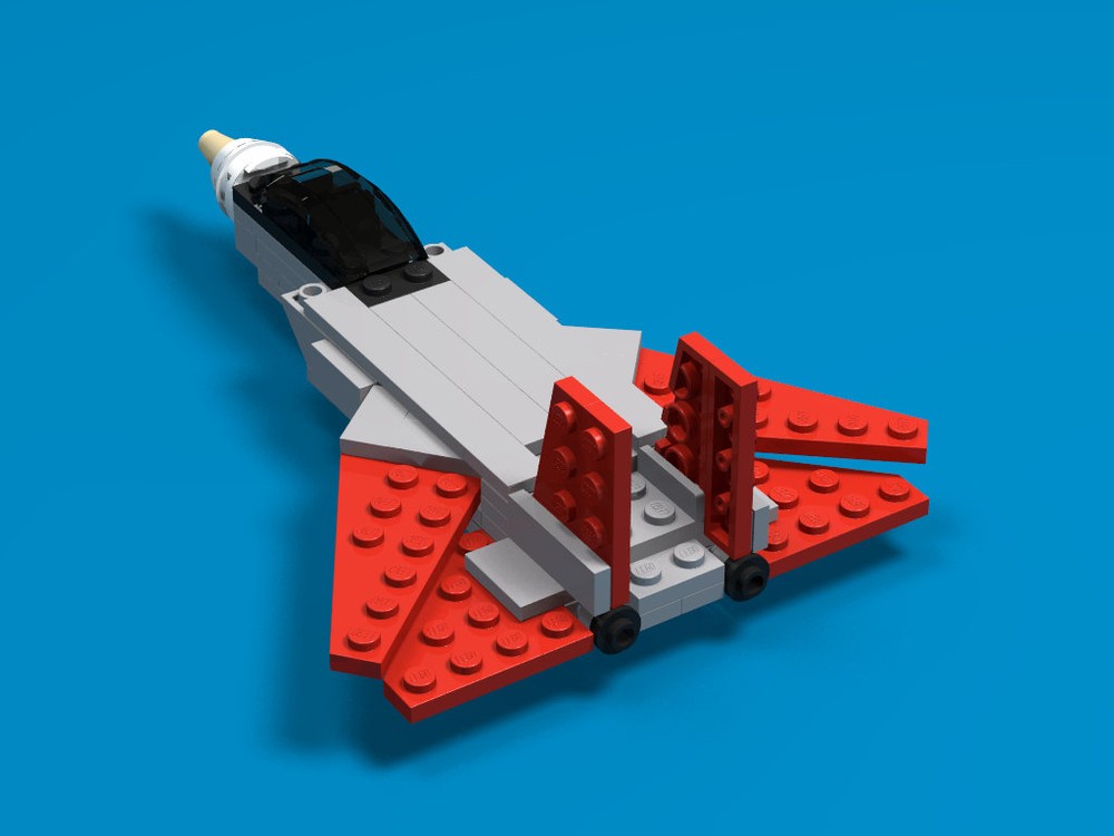 Lego Fighter Plane 6c (Micro) F-14A (1X)