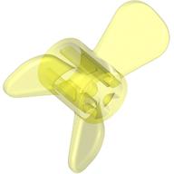 Lego Propeller 3 Blade 3 Diameter with Axle Cross / Trans-Neon Green