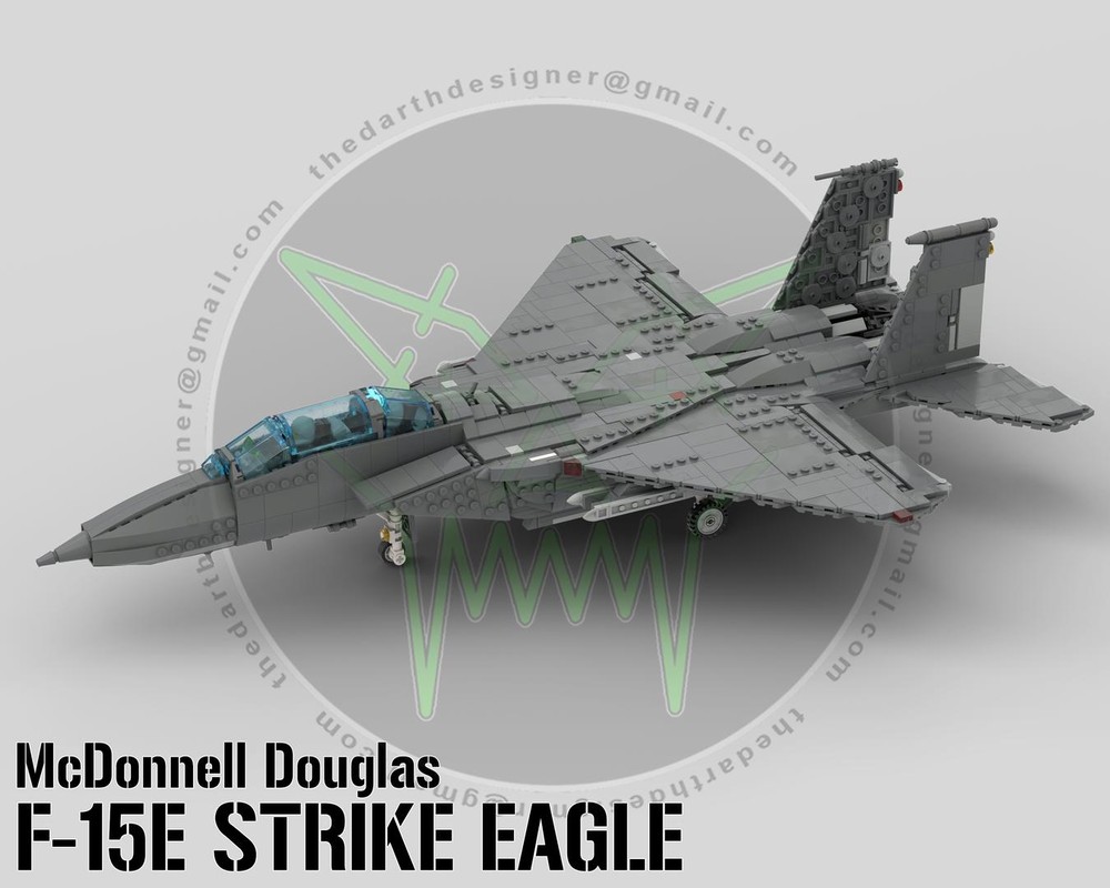 Lego F-15 E | STRIKE EAGLE - 1:34 Scale (v2)