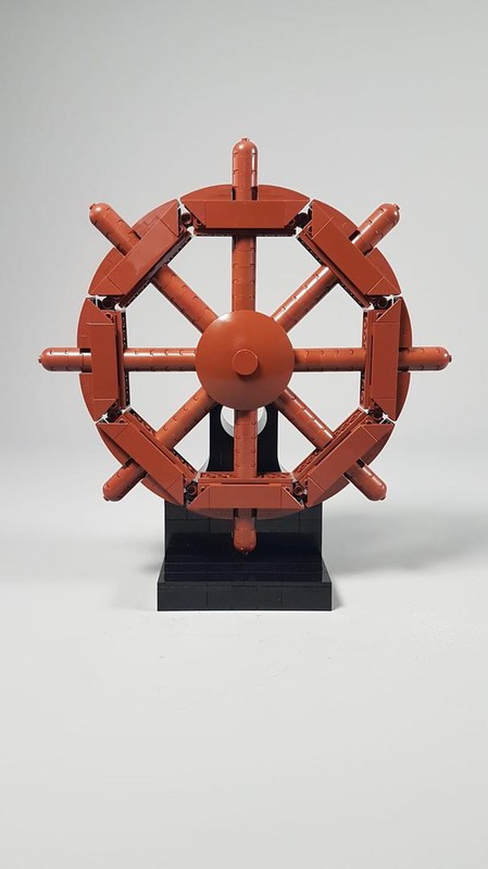 Lego Upscaled 4790 "Ship´s Wheel" for 40504 Red Beard minifigure tribute