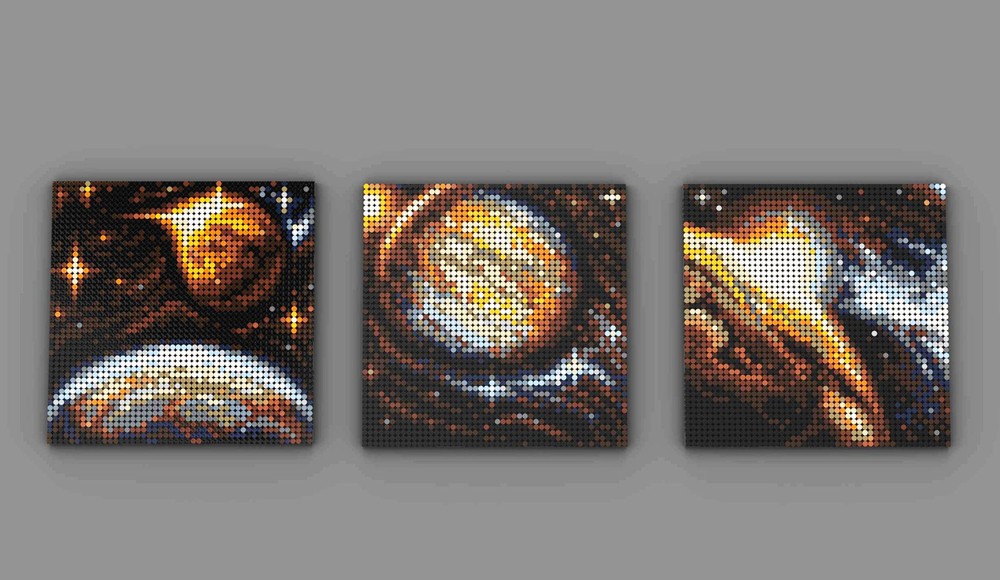 Lego Space Canvas - Alternate - Art