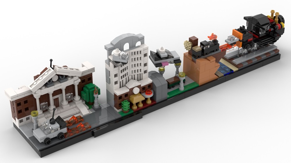 Lego Back to the Future Skyline Architecture