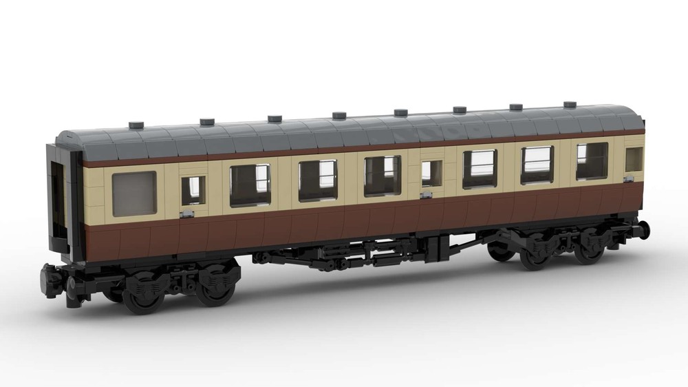 Lego British Rail Mark 1 Carriage brown