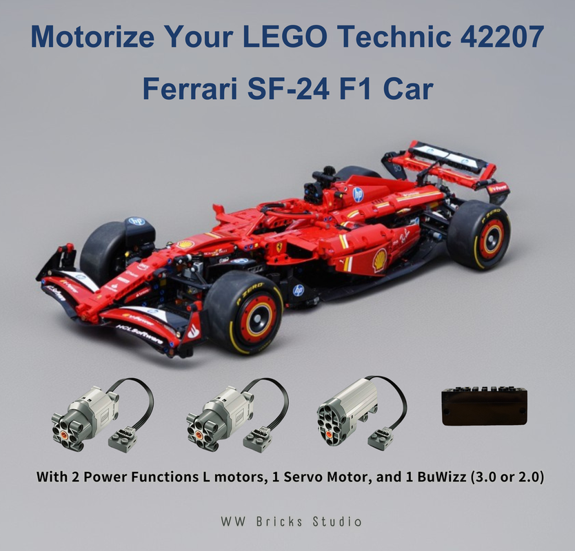 Lego [RC] LEGO Technic 42207 SF-24 F1 Car without extra pieces