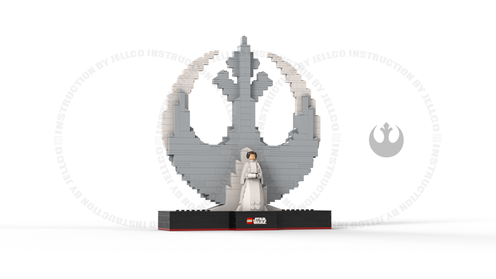 Lego Rebel Alliance Logo & Princess Leia