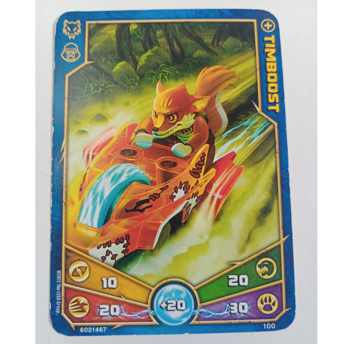 Lego Trading Card, Legends of Chima Deck #1: 100 (Timboost) / [No Color/Any Color]