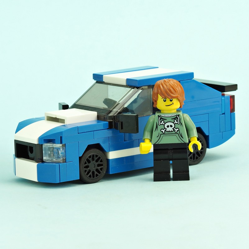 Lego Blue Ford Mustang